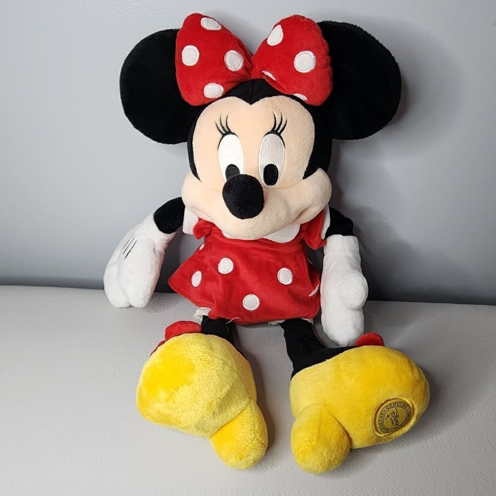 Genuine Authentic Disney Store Minnie Mouse W818-7201-5 - Big Plush Doll - 19”